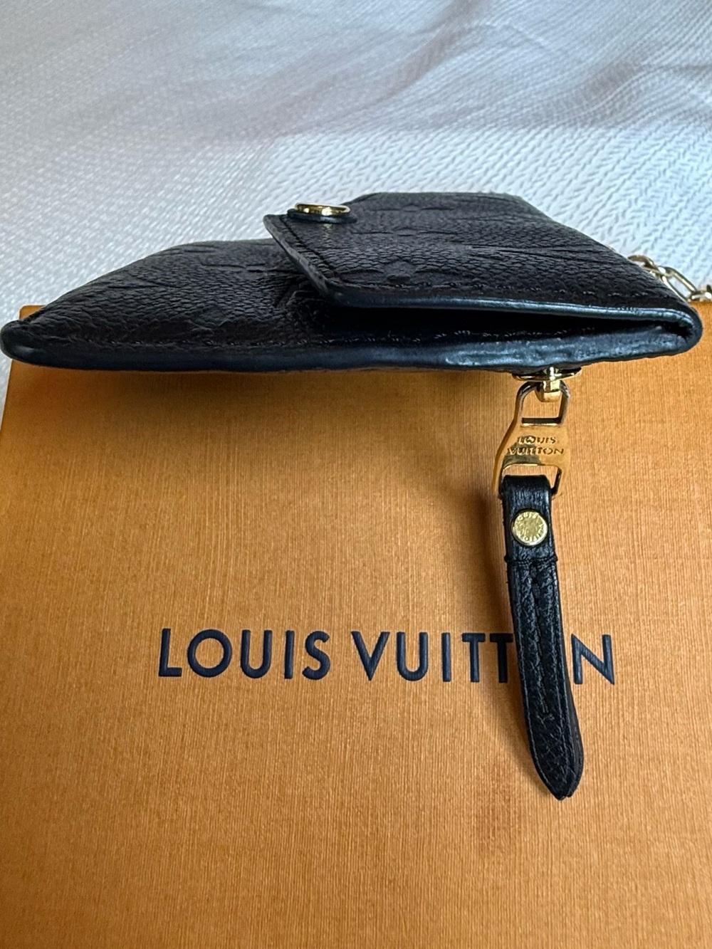 Louis Vuitton Black Monogram Empreinte Key Pouch / Card Holder - Picture 10 of 14